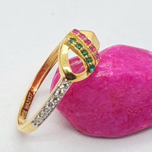 Gold 22.k Simple Design Ladies Ring