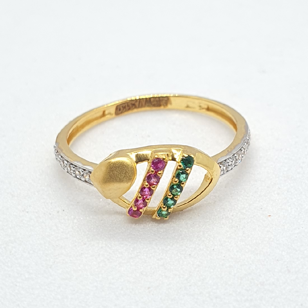 Gold 22.k Simple Design Ladies Ring