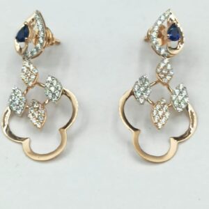 Rose Gold 18 Kt Earrings