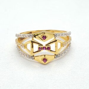 Gold 91.6 Ladies Diamond Ring