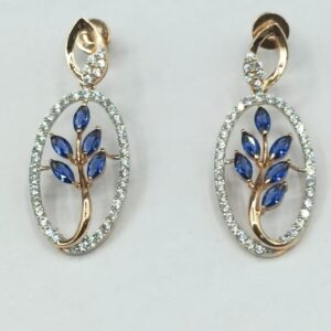 Rose gold 18kt earrings