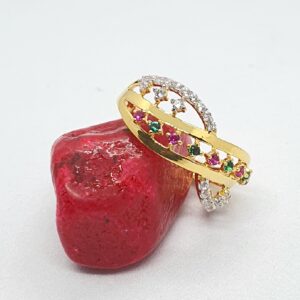 Gold 22.k Ladies Fancy Diamond Rings