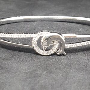 Silver 92.5 Dolphin Design Ladies Bracelet