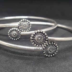 Silver 92.5 Oxidized anklet