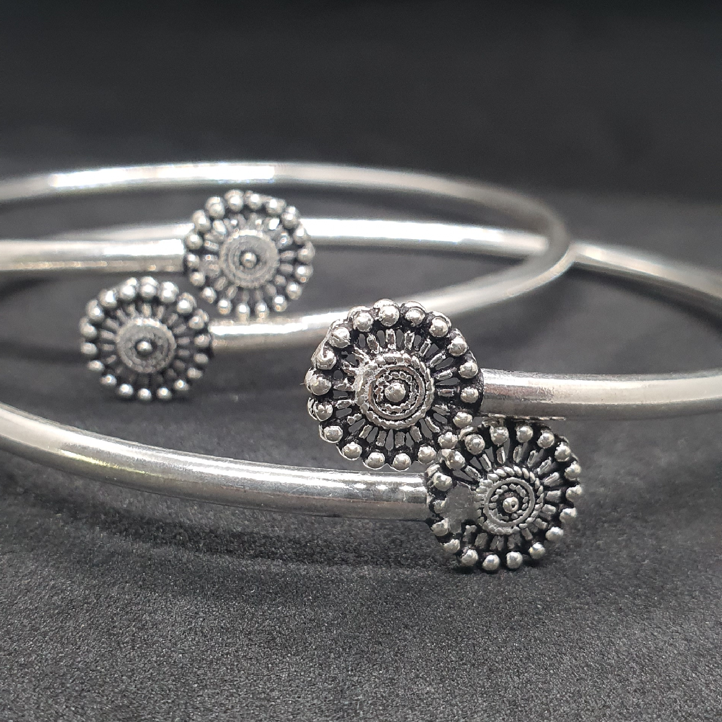 Silver 92.5 Oxidized anklet - Image 2