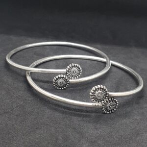 Silver 92.5 Oxidized anklet