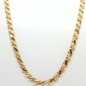 Gold 22.k Fancy Gents Chain