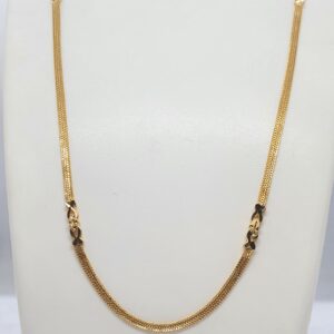 Gold 22.k highway piece ladies chain
