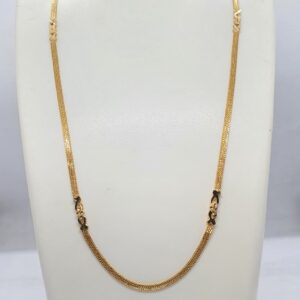 Gold 22.k highway piece ladies chain