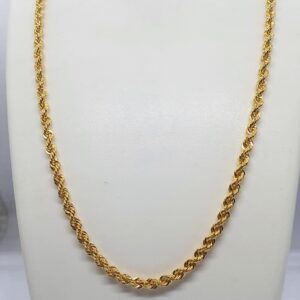 Gold 22.k Twine Design Chain