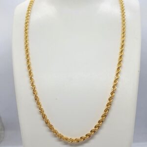 Gold 22.k Twine Design Chain