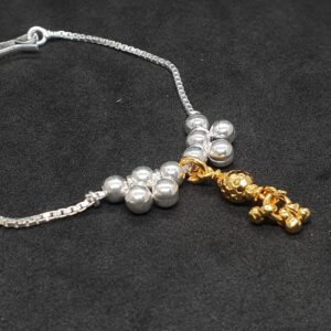 Silver fancy shrimant rakhadi
