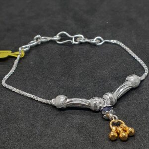 Silver Shrimant Simple Rakhdi