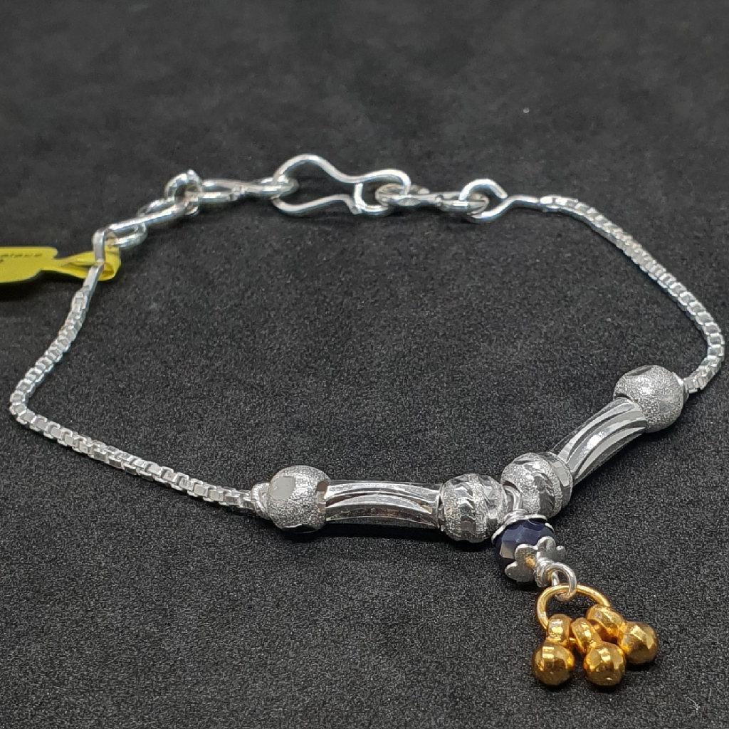 Silver Shrimant Simple Rakhdi