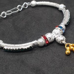 Silver ladies shrimant rakhadi
