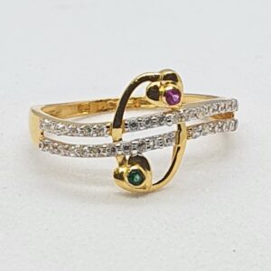Gold 22.k Fancy Ladies Ring
