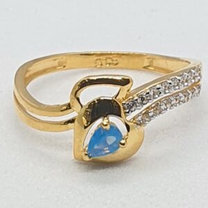 Gold 22.k Ladies Fancy Ring