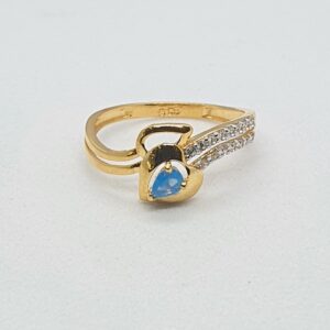 Gold 22.k Ladies Fancy Ring