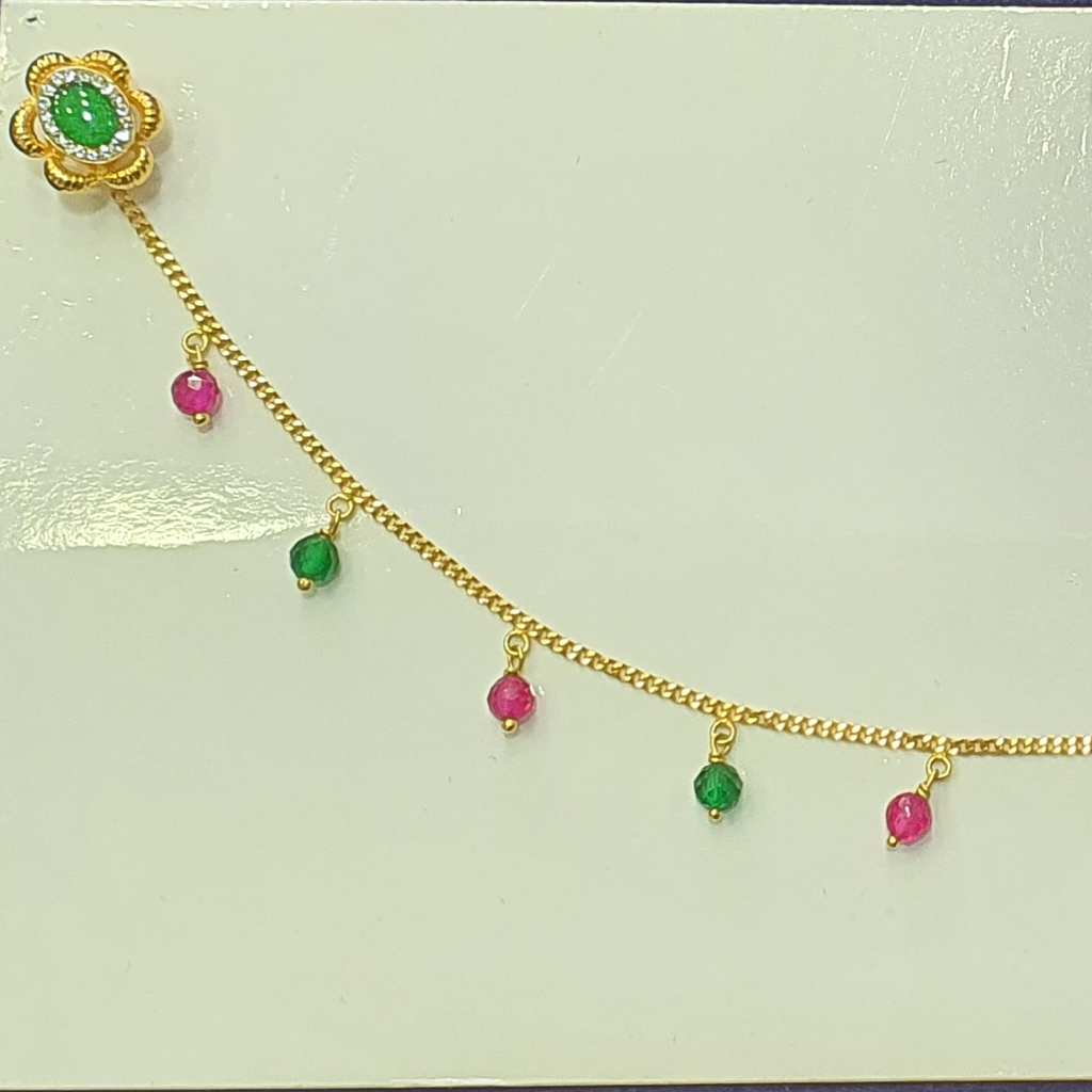 Gold 18.k Moti Ladies Nath - Image 2