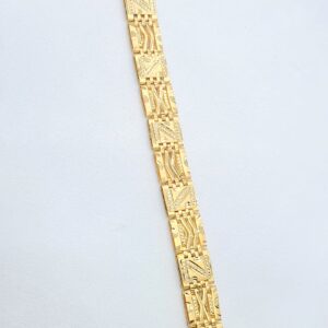 Gold 91.6 Fancy Design Gents Bracelet
