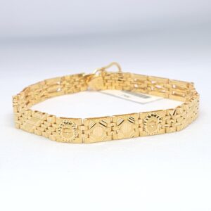 Gold 91.6 Plane Gold Casting Gents Lucky