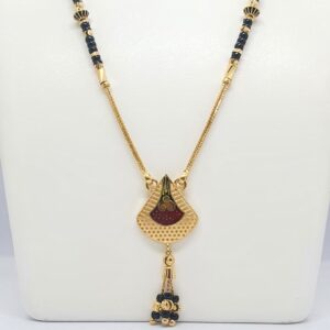 Gold 20.k fancy design mangalsutra