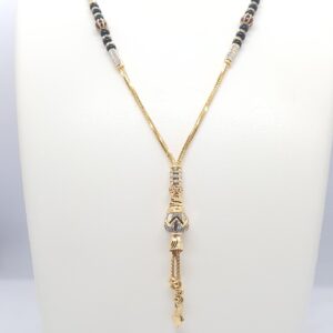 Gold 91.6 Rodium Fancy Mangalsutra