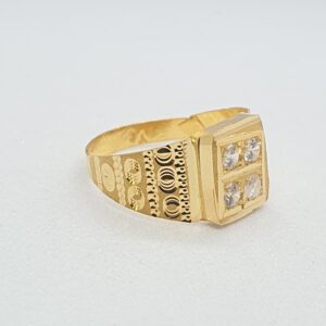 Gold 20k Diamond Baccha Ring