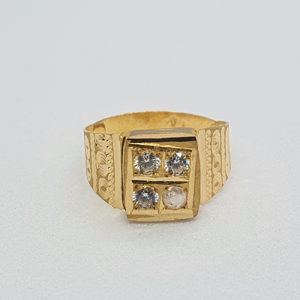 Gold 20k Diamond Baccha Ring