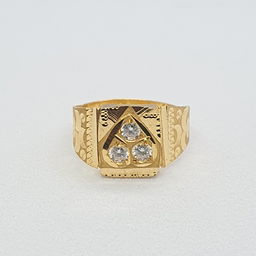 Gold 20k Diamond Baccha Ring