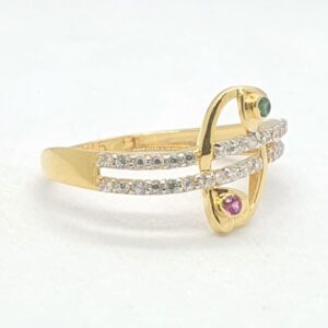 Gold 91.6 Fancy Design Ladies Ring