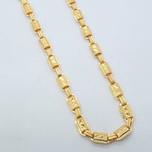 Gold 22k Singapuri Design Gents Chain