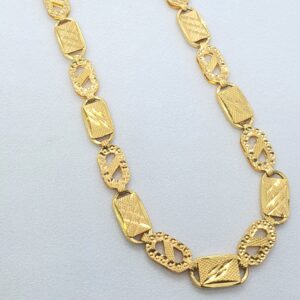 Gold 91.6 Navabi Fancy Design Chain