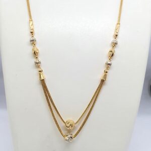 Gold 91.6 Fancy Design Chain
