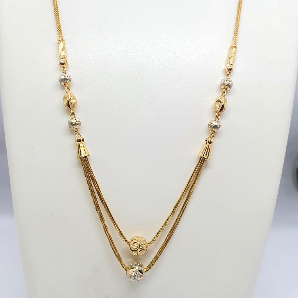 Gold 91.6 Fancy Design Chain - Image 2
