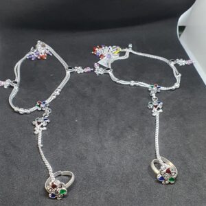 Silver Fancy Payal