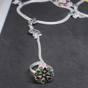 Silver ladies pagpan payal
