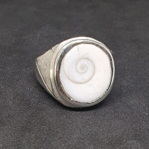 Silver Gomti Chakra Gents Ring