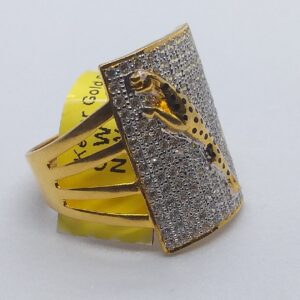 Gold 22k Jaguar Design Gents Ring