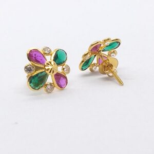 18k Gold Ladies Earrings