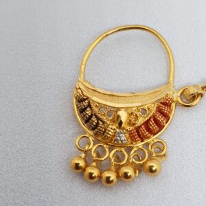 22k 91.6 Gold Rajwadi Design Nosepin