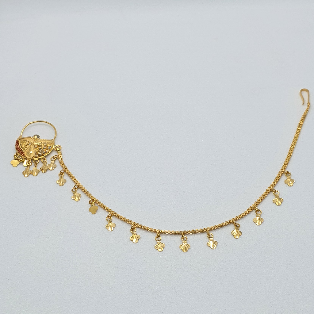 22k 91.6 gold fancy antique design marriage nosepin