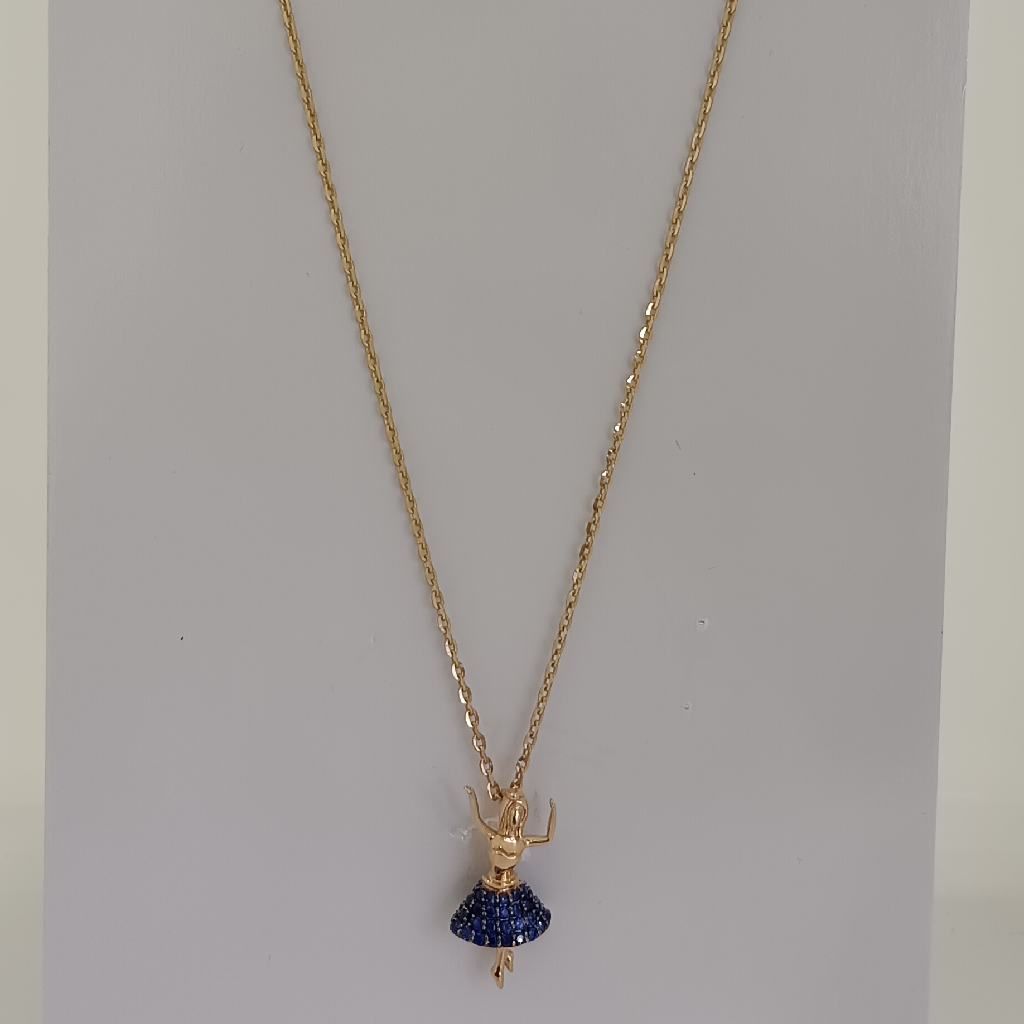 18k Rose Gold Ladies Necklace