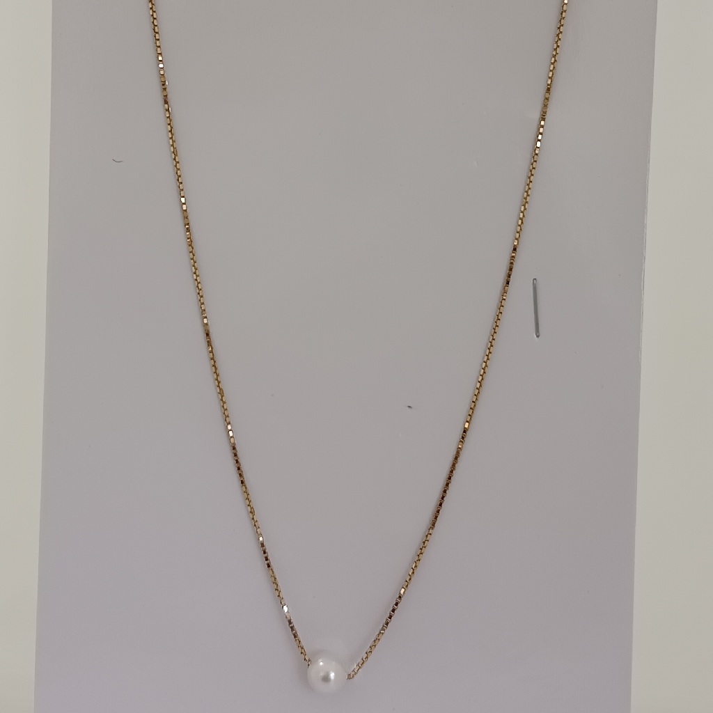 18k Rose Gold Ladies Necklace