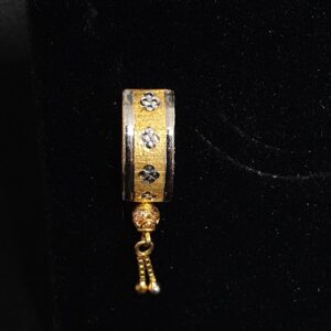 Gold 91.6 Rodium Earrings