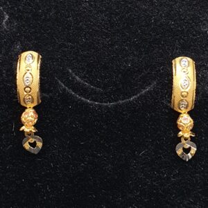 Gold 91.6 Fancy Ladies Earrings