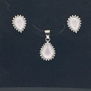Silver 92.5 Fancy Pendant Set