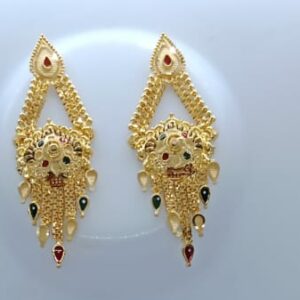 22K Gold Wedding Necklace Set