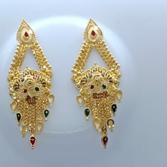 22K Gold Wedding Necklace Set - Image 2