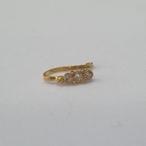 Gold Ladies Fancy NosePin
